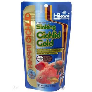 hikari sinking cichlid gold medium pellet 100g richbay