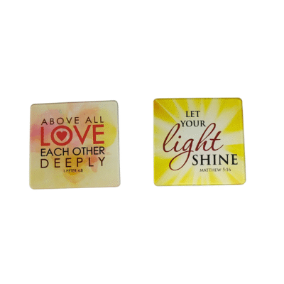 Fridge Magnet with Bible Verses, Set of 2 (Code CFM-100)