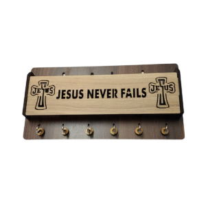 Key Holder with cross, Wall key hanger (Code CH-300)