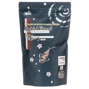 Saki Hikari Koi Growth Fish Food | 500g Floating Pellets | Medium Size | Premium Nutrition for Fast Growth & Health of Koi Carp