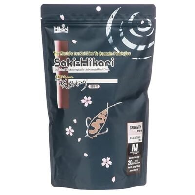 Saki Hikari Koi Growth Fish Food | 500g Floating Pellets | Medium Size | Premium Nutrition for Fast Growth & Health of Koi Carp